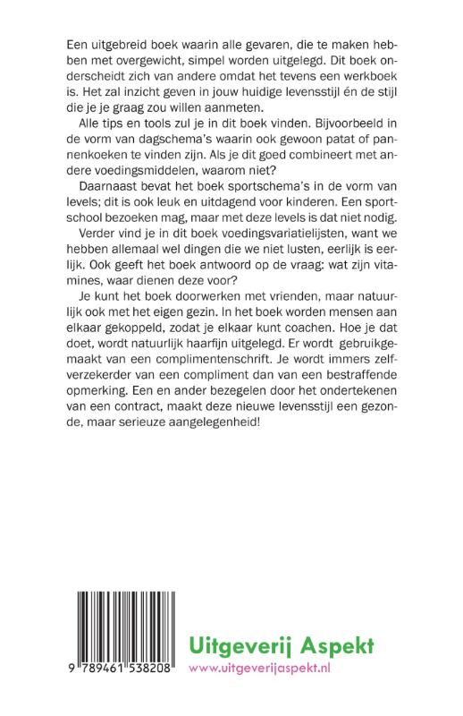 Balans is het toverwoord achterkant