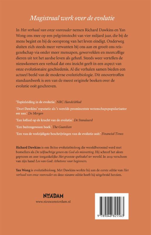 Het verhaal van onze voorouder achterkant