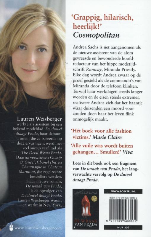 De duivel draagt Prada De duivel draagt Prada achterkant