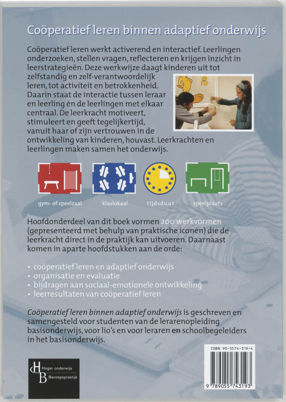 Cooperatief leren binnen adaptief onderwijs Cooperatief leren binnen adaptief onderwijs achterkant