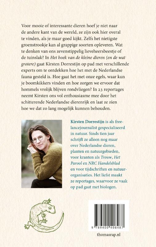 Het boek van de kleine dieren (en de wat grotere) achterkant