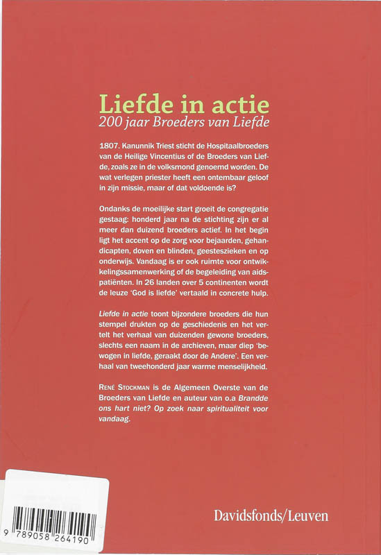 Liefde in actie achterkant