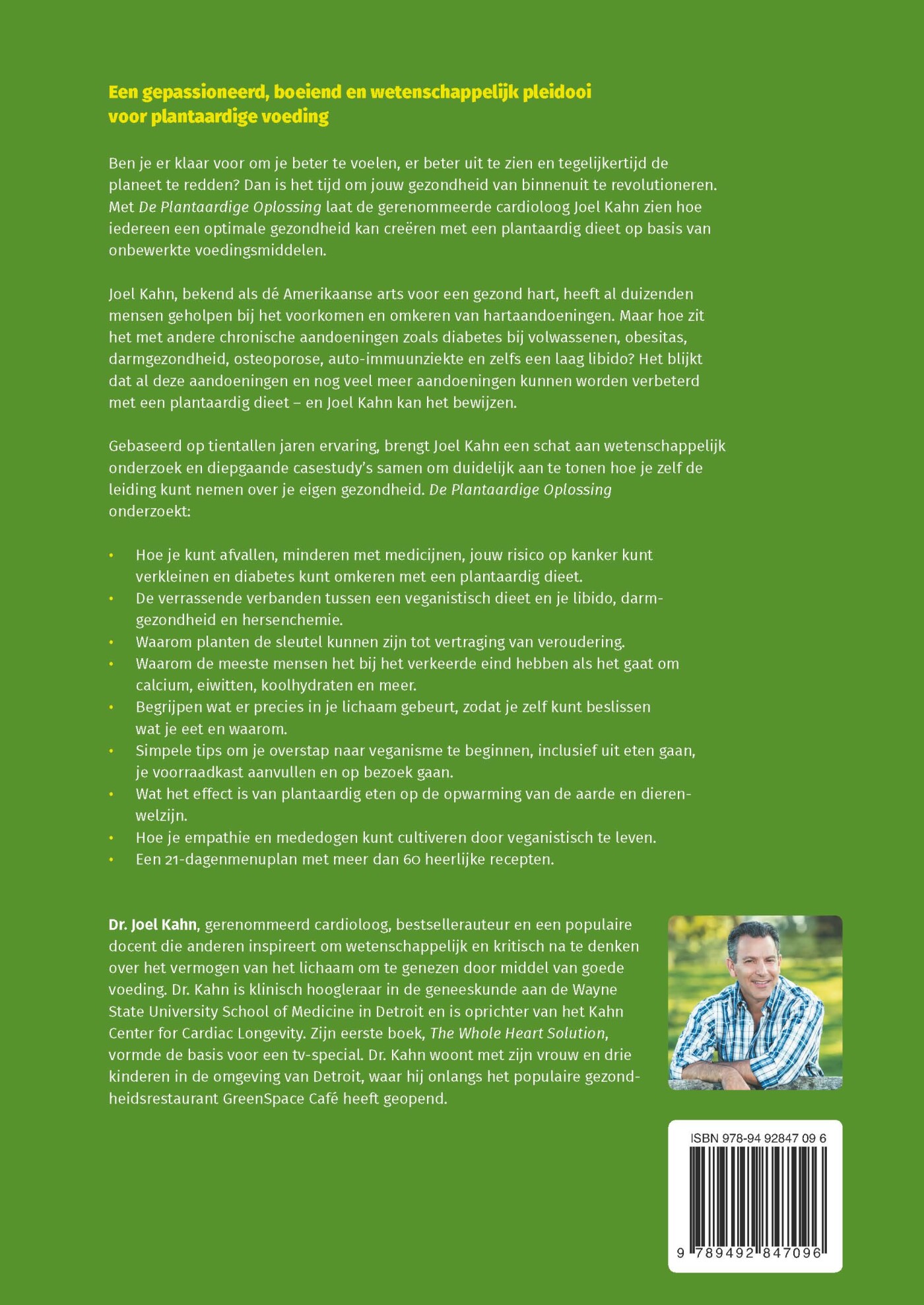 De plantaardige oplossing achterkant