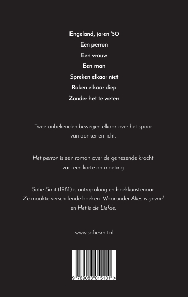 Het perron achterkant