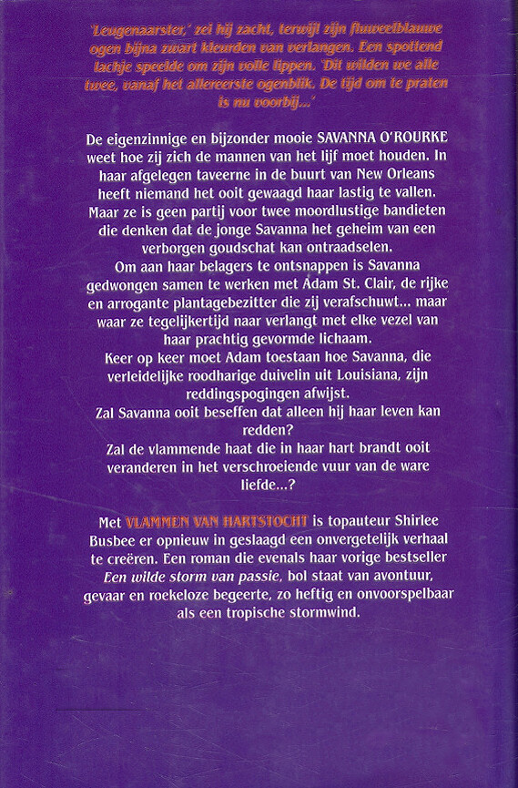 Vlammen van hartstocht Vlammen van hartstocht achterkant