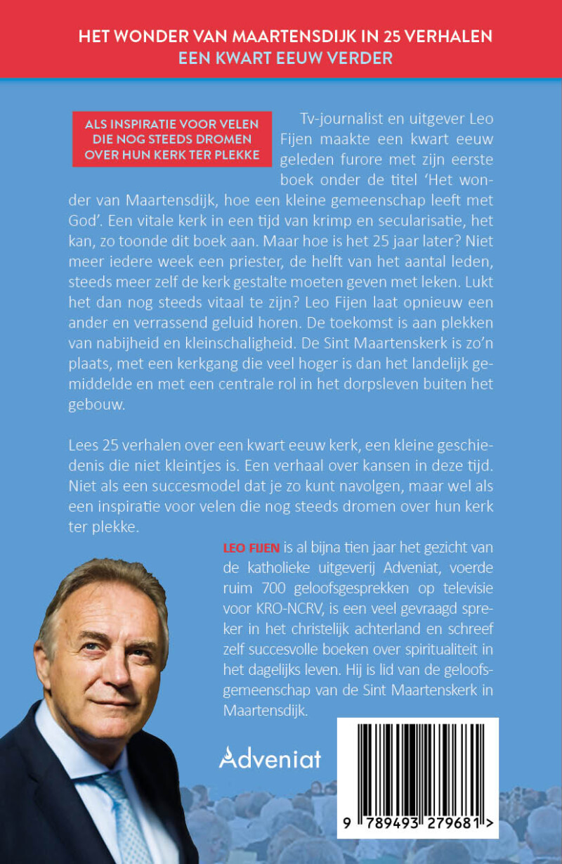 Geloven in een kleine gemeenschap achterkant