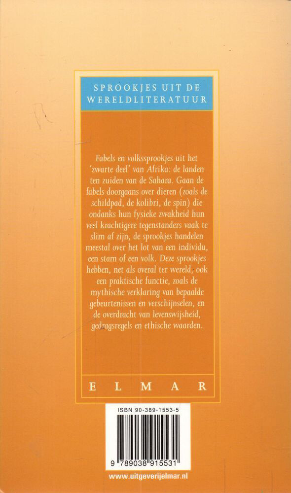 Afrikaanse sprookjes / Sprookjes uit de wereldliteratuur achterkant
