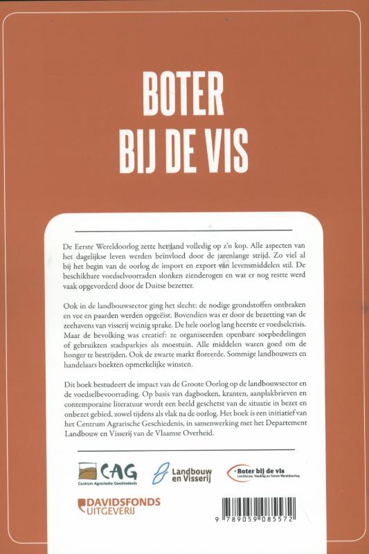 Boter bij de vis achterkant