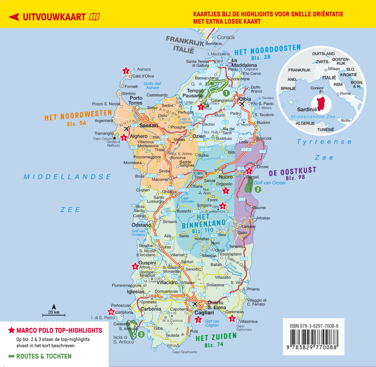 Sardinië / Marco Polo achterkant