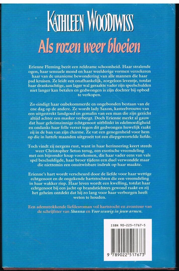 ALS ROZEN WEER BLOEIEN achterkant