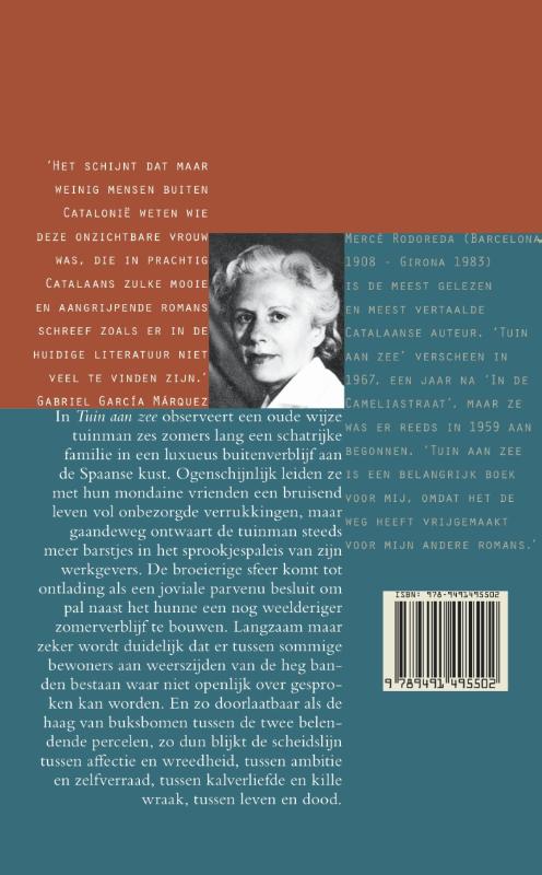 Tuin aan zee / Spaanse bibliotheek Tuin aan zee / Spaanse bibliotheek achterkant