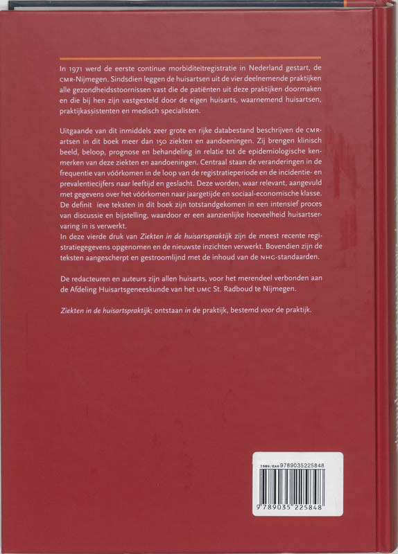 Ziekten in de huisartspraktijk Ziekten in de huisartspraktijk achterkant