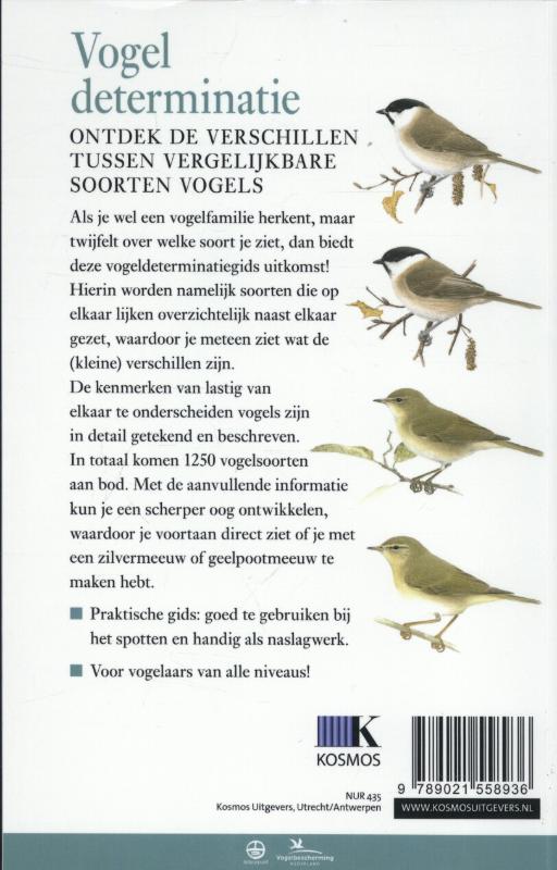 Vogeldeterminatie achterkant