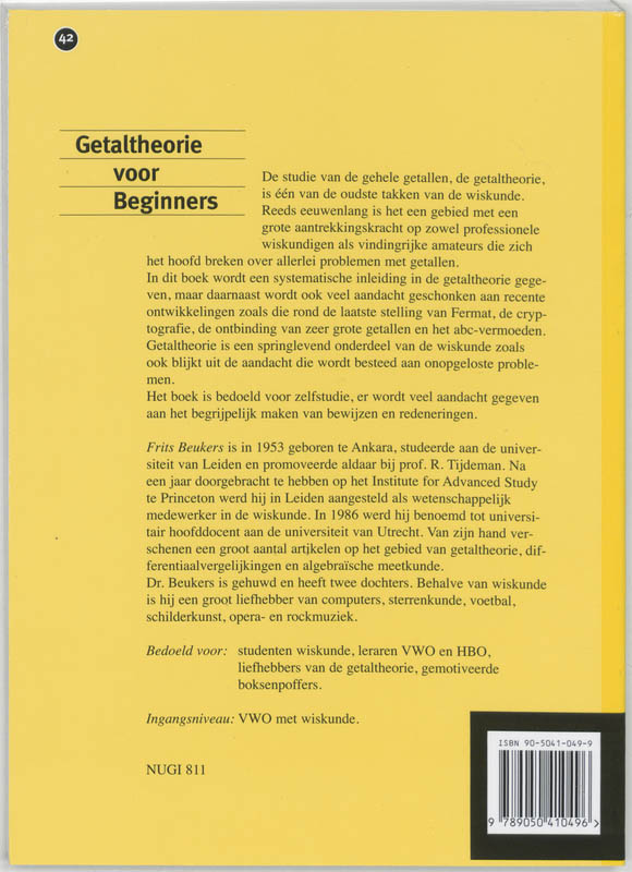 Getaltheorie voor beginners achterkant