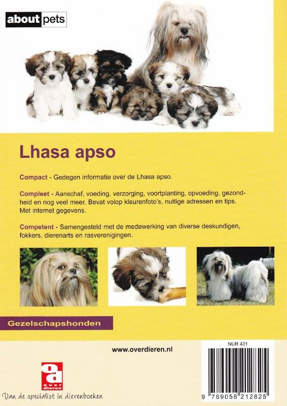 Lhasa apso / Over dieren achterkant