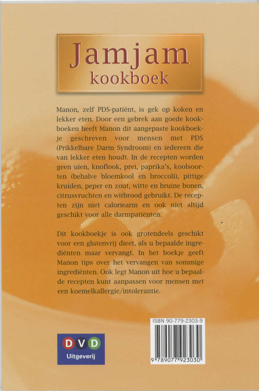 Het Jamjam Kookboek achterkant