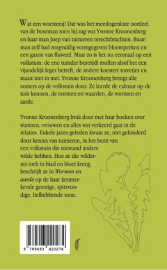 Wormen en aarde achterkant