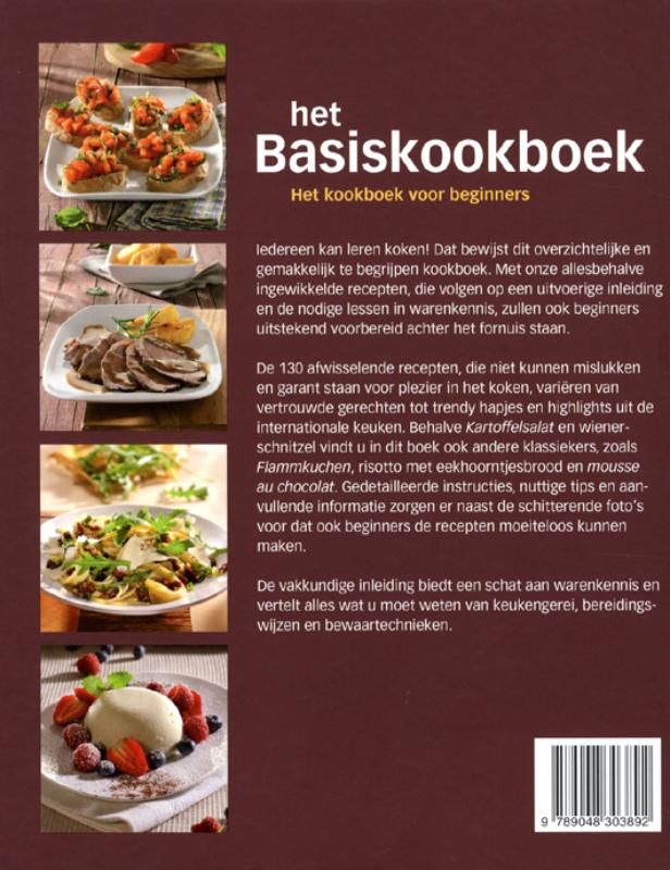 Het basiskookboek achterkant