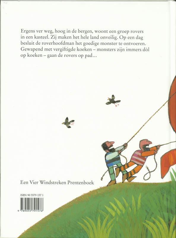 Het goedige monster en de rovers achterkant