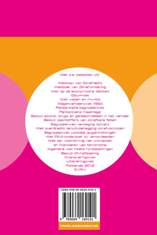 Strafrecht & strafvordering / 2017/2018 / Ars Aequi Wetseditie achterkant