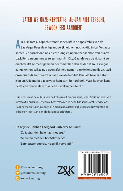 Gestrand / California Campus / 2.5 achterkant