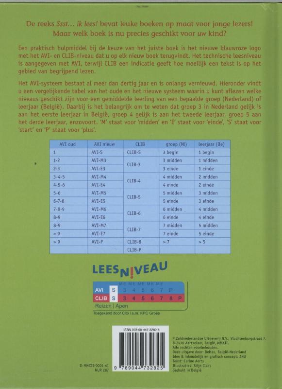 Een aap met een rok / Ssst... ik lees! Een aap met een rok / Ssst... ik lees! achterkant