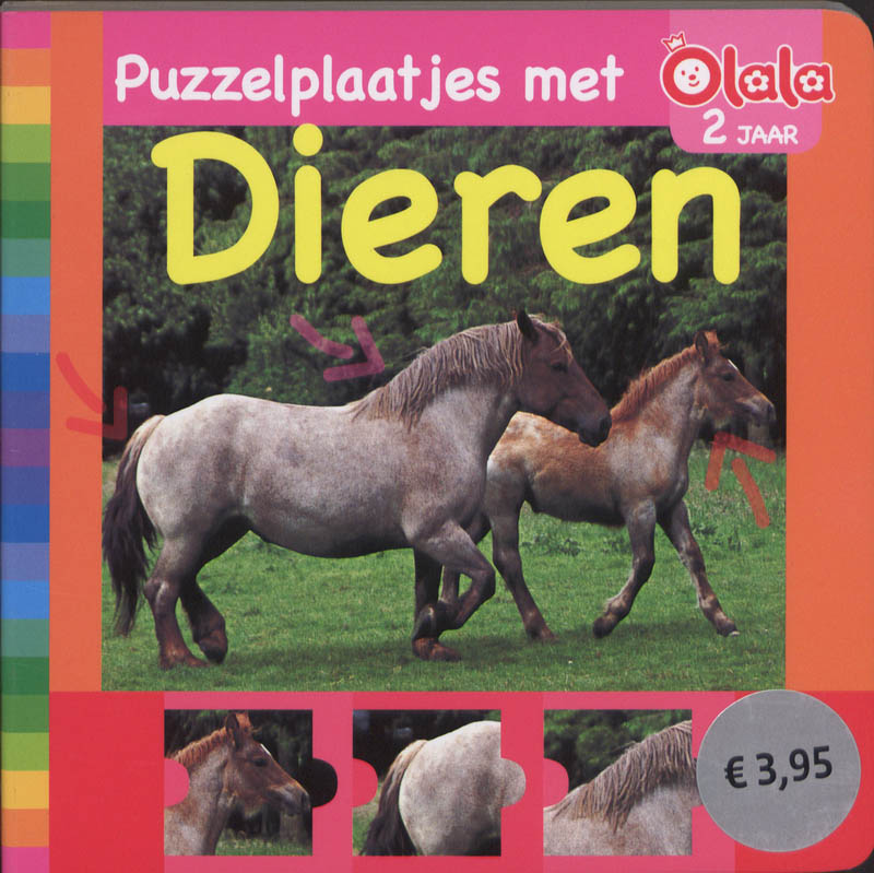 Puzzelplaatjes met dieren / 2 jaar