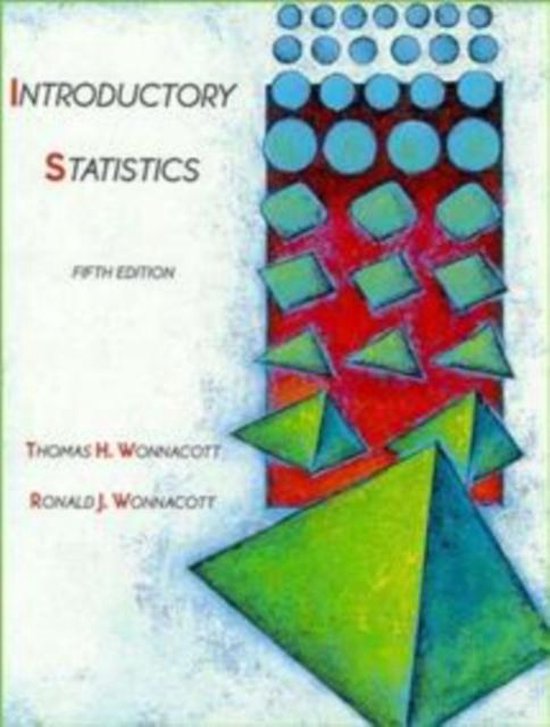 Thomas H. Wonnacott Introductory Statistics