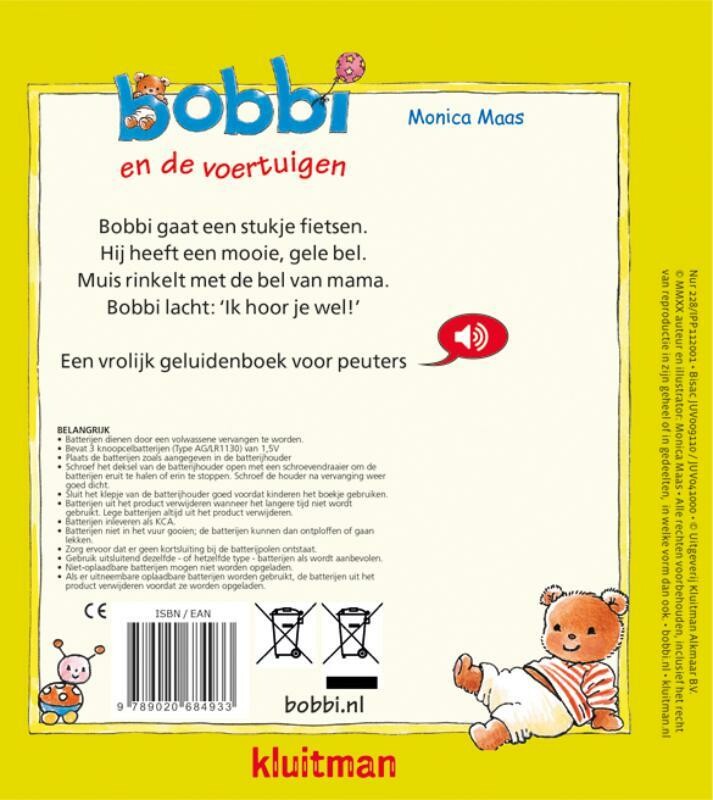 Bobbi en de voertuigen / Bobbi achterkant