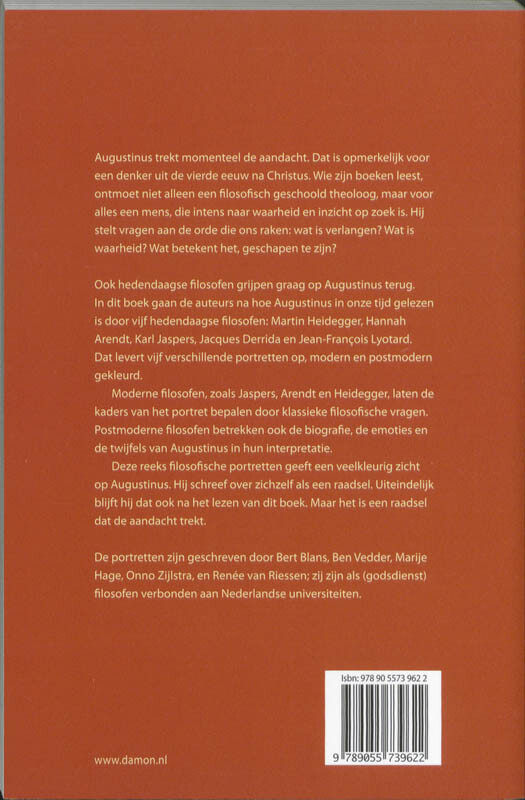 Augustinus modern en postmodern gelezen achterkant