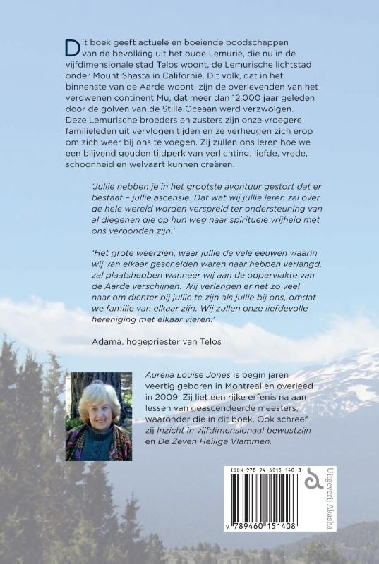 Onthullingen over het Nieuwe Lemurië / Telos / 1 Onthullingen over het Nieuwe Lemurië / Telos / 1 achterkant