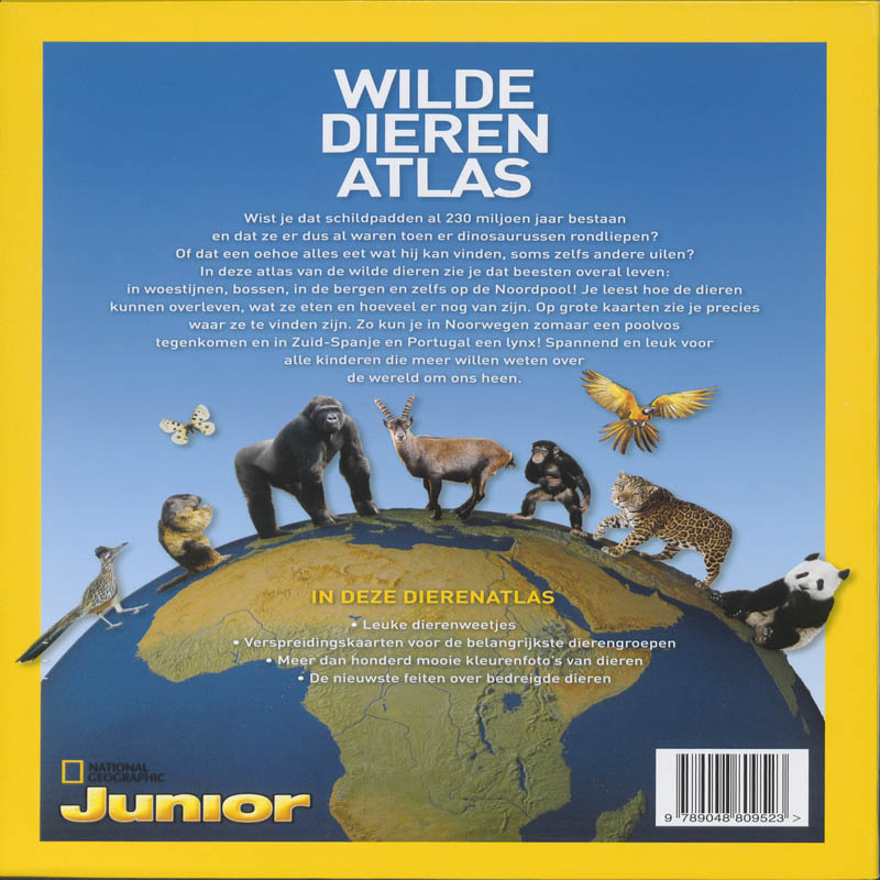 Wilde dieren Atlas / National Geographic achterkant