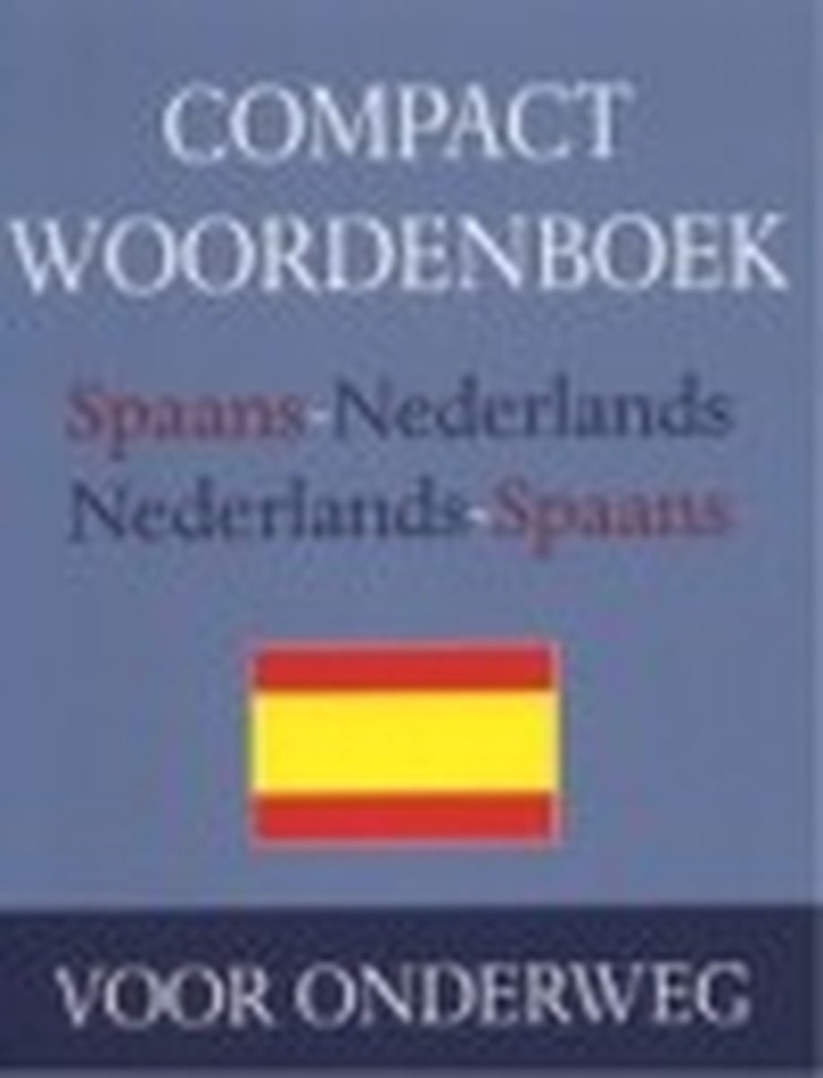 Compact Woordenboek Sp Ned Ned Sp