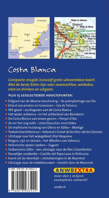 Costa Blanca / ANWB extra achterkant