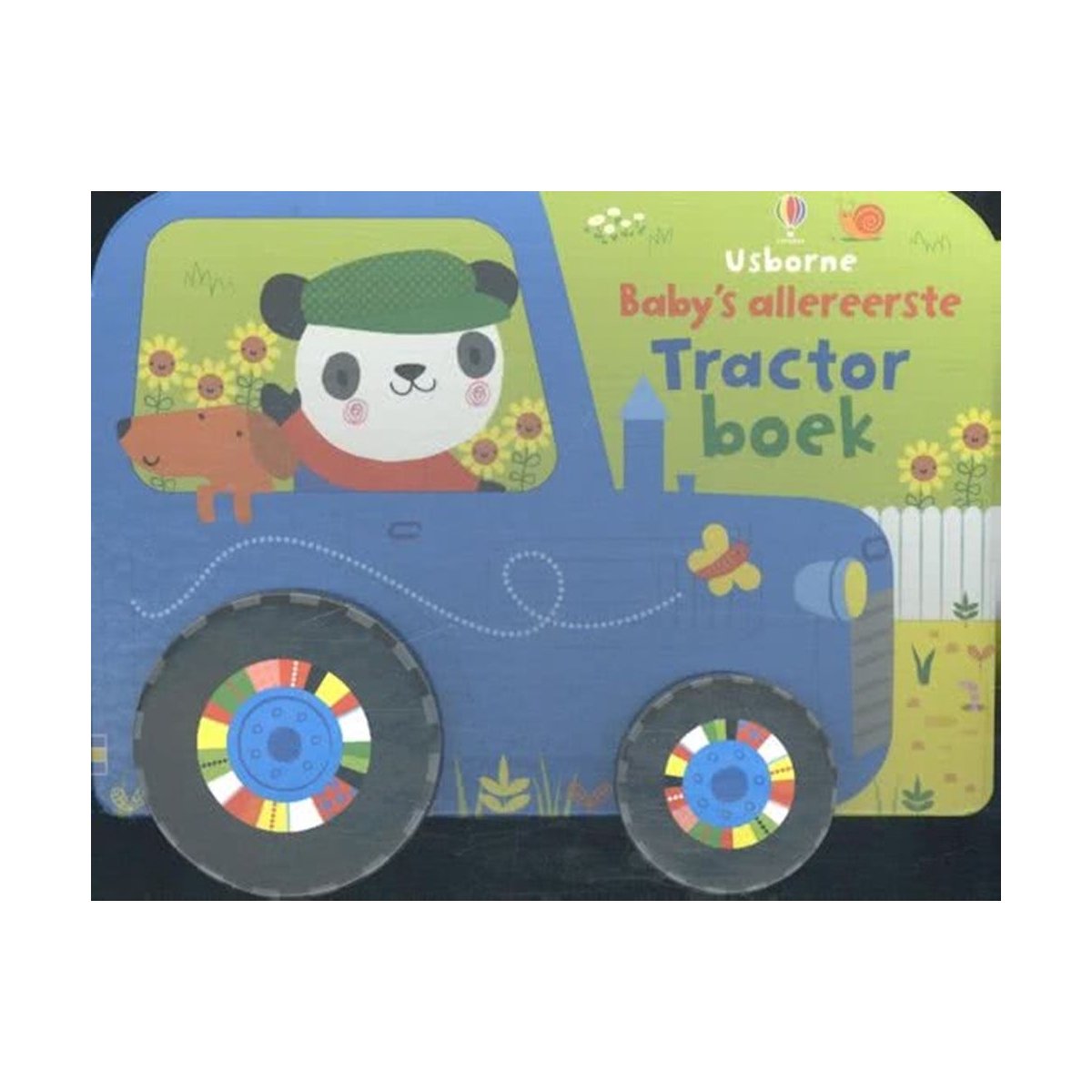 Baby's allereerste kartonboek met wielen 1 - Baby's allereerste tractor boek