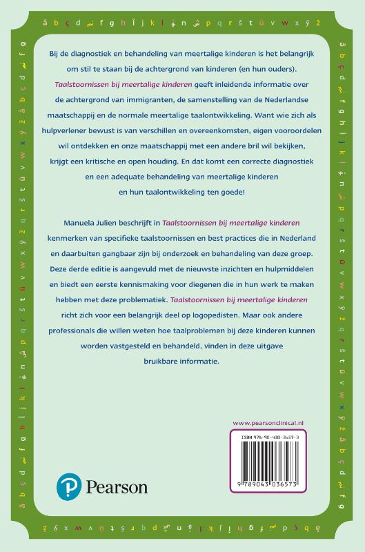 Taalstoornissen bij meertalige kinderen achterkant