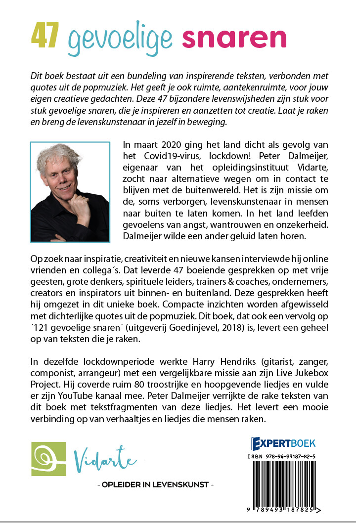 47 gevoelige snaren achterkant