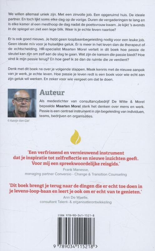 Hoe passie je leven redt achterkant