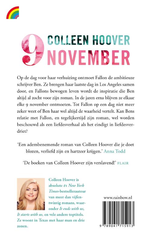 9 november / Rainbow pocketboeken / 1542 achterkant