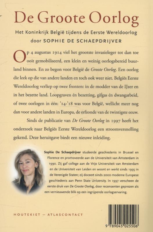 De Groote Oorlog achterkant