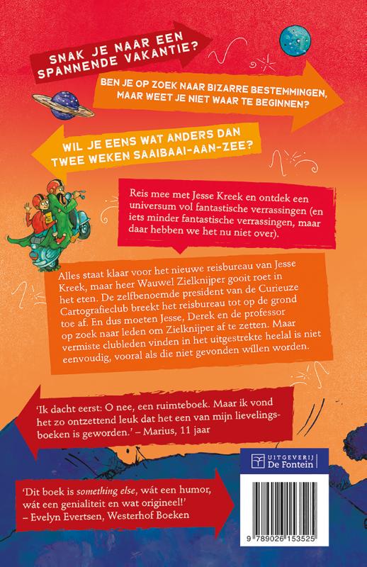 Jesse Kreeks ruimtereisgids / Ruimteatlas / 2 achterkant