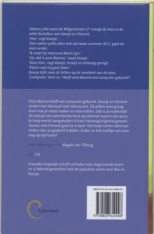 Koosje mist de mail Koosje mist de mail achterkant