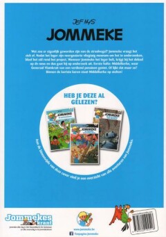 Missie Middelkerke / Jommeke strip - nieuwe look / 6 achterkant
