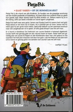 Pietje Puk Gaat varen / op de Rommelmarkt achterkant