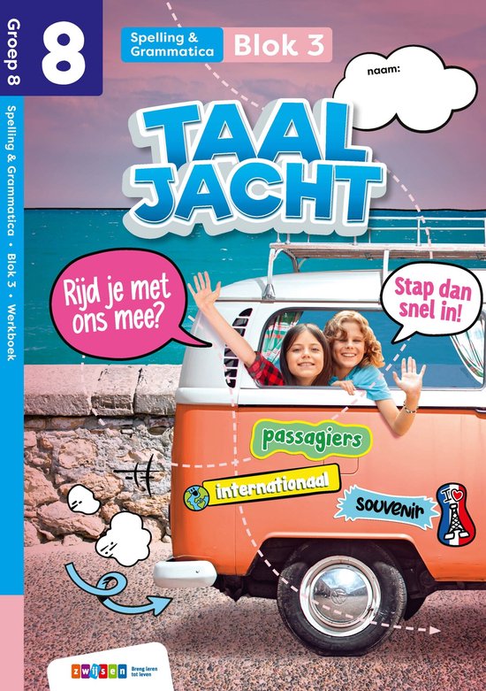 Groep 8 blok 3-4 spelling & grammatica / Taaljacht / werkboek