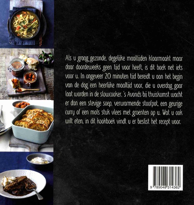 Het slowcooker kookboek Het slowcooker kookboek achterkant