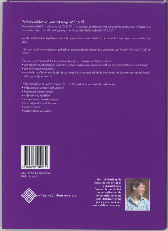 Professionaliteit & kwaliteitszorg - WZ 304 Professionaliteit & kwaliteitszorg - WZ 304 achterkant