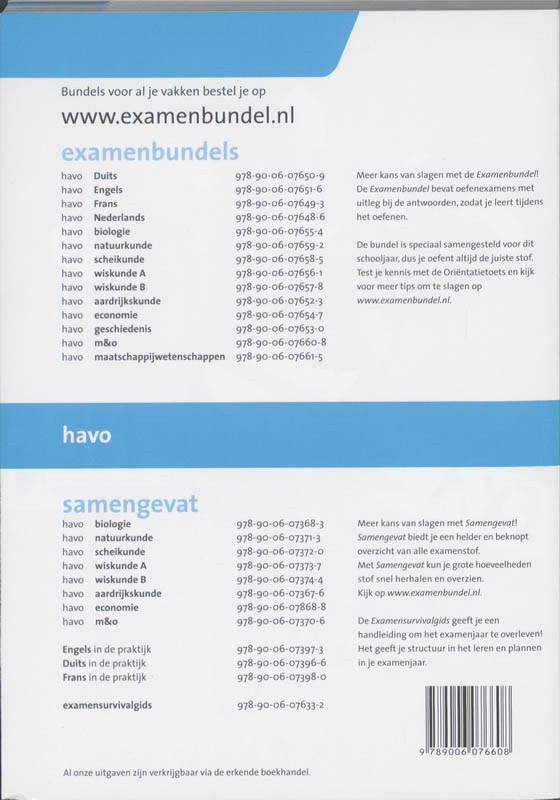 Examenbundel 2011/2012  / Havo M&O achterkant