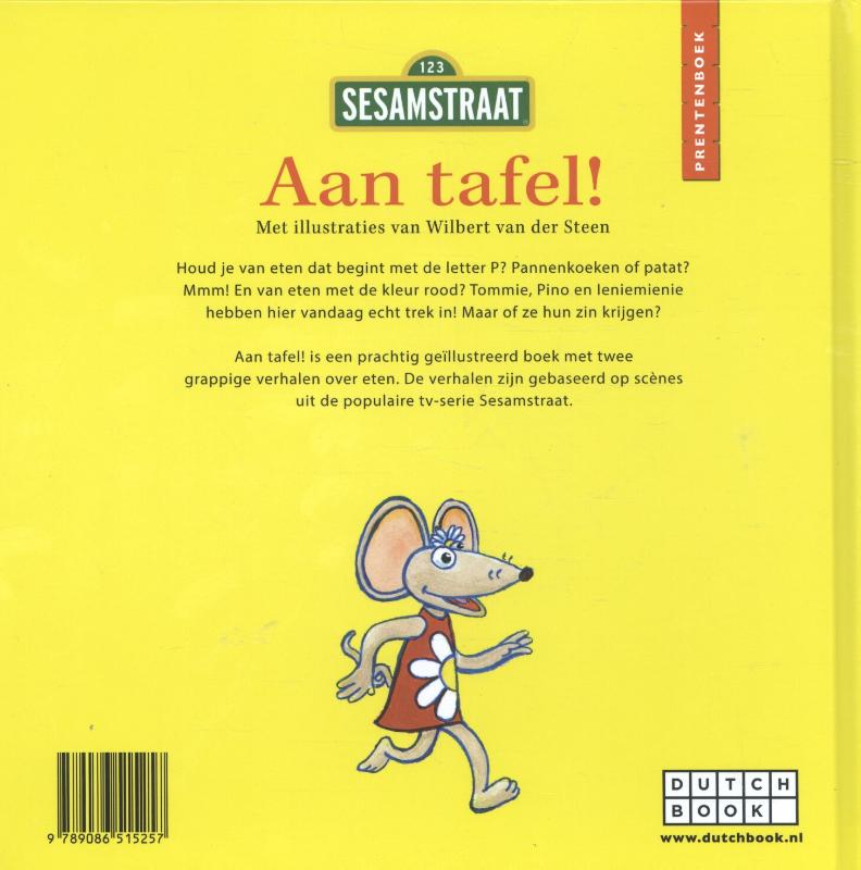 Sesamstraat - Aan tafel! achterkant