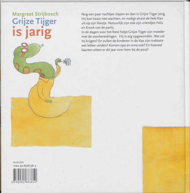 Grijze Tijger Is Jarig achterkant